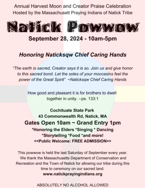 Natick Powwow event information